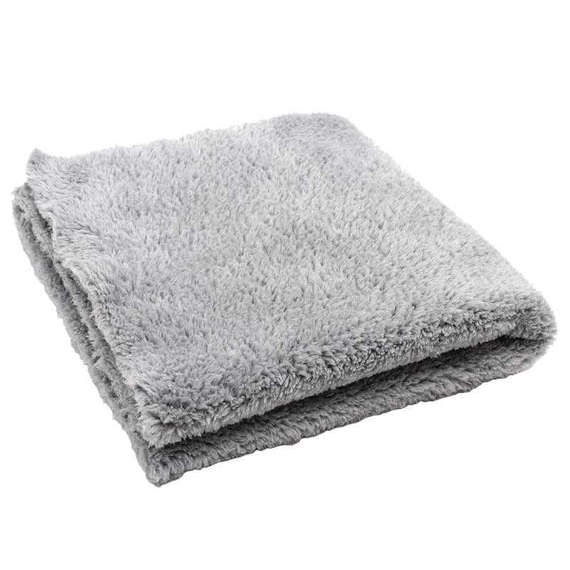 Autofiber Korean Plush 470 GSM Microfiber Towel 16x16 Gray - 1 Pack