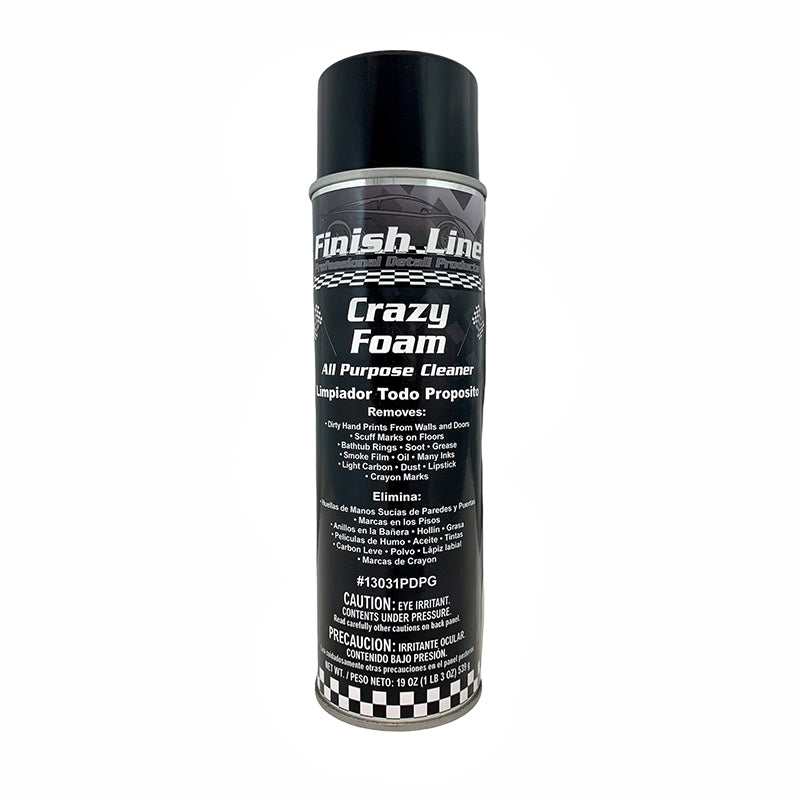 Finish Line Crazy Foam All Purpose Cleaner - 19 oz Aerosol Can