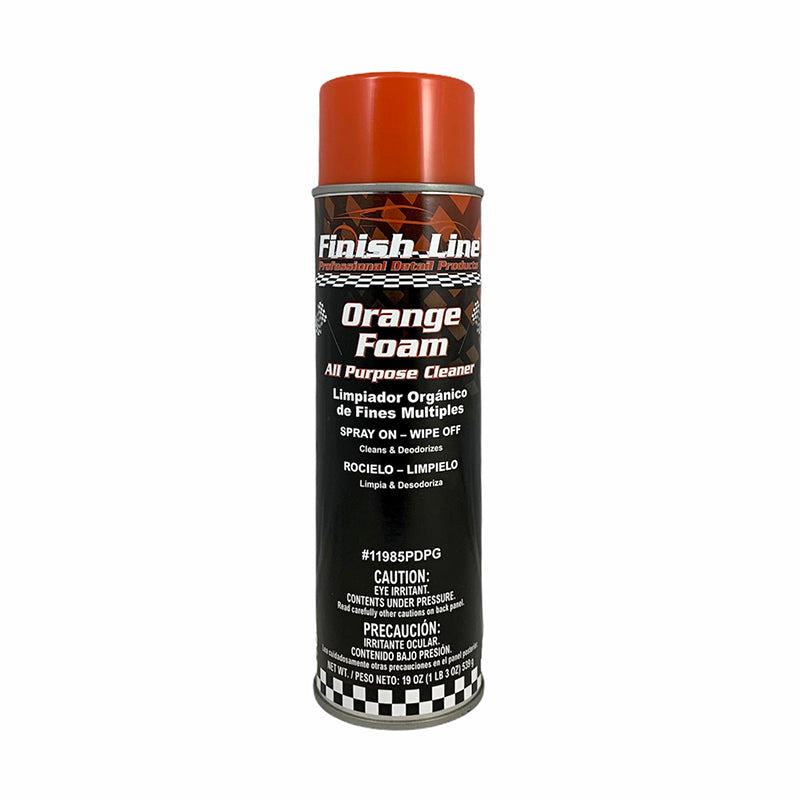 Finish Line Orange Foam All Purpose Cleaner - 19 oz Aerosol Can