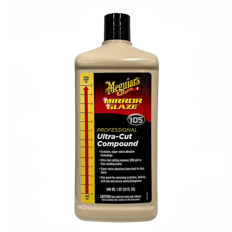 Meguiar's M105 Mirror Glaze Ultra Cut Compound - 32 oz