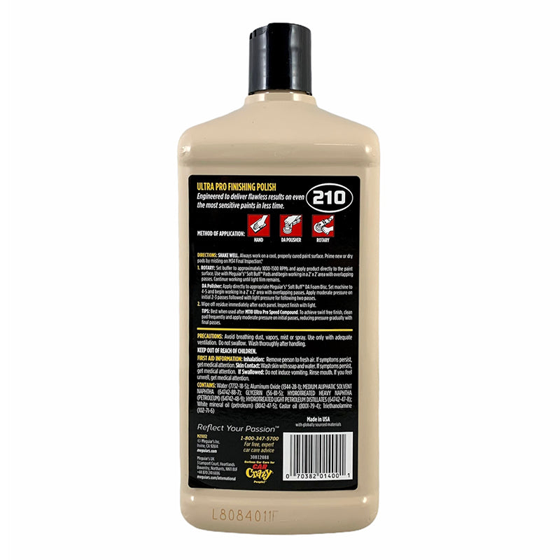 Meguiar’s M210 Mirror Glaze Ultra Pro Finishing Polish - 32 oz