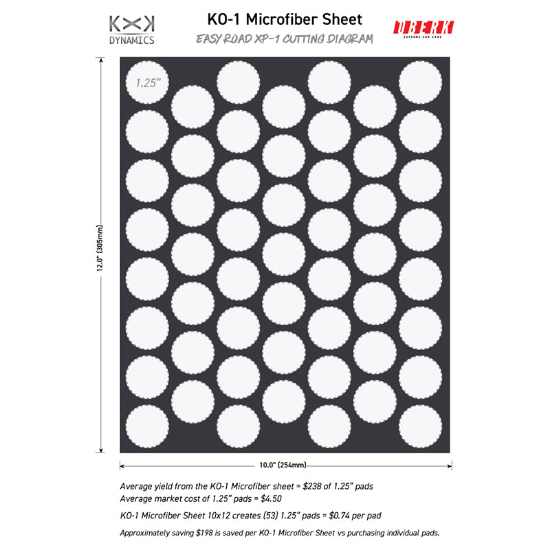 Oberk KXK KO-1 Microfiber Sheet 10x12